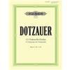 Edition Peters Dotzauer: 113 Exercises Vol. 1 - Cello. For Violoncello