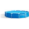 Intex Piscina rotonda metal frame 28212 azzurro