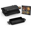 Moulinex Optigrill 4in1 XL, Griglia Elettrica, Barbecue e Forno in Unico Dispositivo, Pasto Completo, Capacità 6-8 Persone, Indicatore di Cottura, 12 Programmi Automatici, Piastre Antiaderenti, GI7848