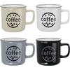 com-four® 4x tazza da caffè, tazza da caffè in ceramica, tazza con manico | ufficio - giardino - campeggio [la selezione varia]