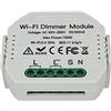 LEDLUX SH105 Led Triac Dimmer Taglio Di Fase Con Pulsante Normalmente Aperto 220V 150W Modulo WiFi Smart Con Memoria e Funzione Deviatore,Compatibile Con Alexa e Google Home