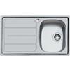 Foster 1186561 - Lavello cucina 1 vasca, con gocciolatoio, 86x50 cm, Inox