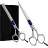 Suvorna Kit Forbici Parrucchiere Professionali 5.5 con Forbici Capelli Professionali, Forbici per Sfoltire I Capelli, Set Di Forbici Da Parrucchiere per Sfoltire, Taglia Capelli E Barba Professionale