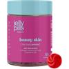 Jelly Pills Gummies Beauty, collagene 500 mg + resveratrolo 50 mg, acido ialuronico e Q10 - 60 gommose senza zuccheri aggiunti - fragola - 2 mesi