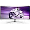 Philips Monitor 34" 2K 1440p EVNIA 8000 QHD Oled Silver e White 34M2C8600 00