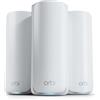 NETGEAR WiFi Mesh Orbi serie 770 WiFi 7 (RBE773) router + 2 extender satellitari, funzioni di sicurezza, fino a 11 Gbps, copre fino a 540 m2, 100 dispositivi, porta Internet da 2,5 GB