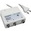 METRONIC Amplificatore per interni FM/VHF/UHF 30 DB con filtro 4G - Bianco - Metronic 332176