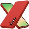Byvuwiay Cover per Samsung Galaxy A56 5G, Morbida Silicone Liquida TPU Protettivo Ultra Slim Custodia Antiurto, Custodia Compatibile con Samsung Galaxy A56 5G - Rosso