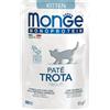Monge Natural Superpremium Monoprotein Kitten Trota - Monge - Natural Superpremium Monoprotein Kitten Trota - 85GR