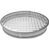 Repa Market Tappo terminale rotondo in acciaio zincato da 200 mm con rete in alluminio - Copertura rotonda per lo sfiato - Copertura per tubi interni ed esterni - Ventilazione dell'aria - Tappo te