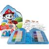 BINNEY&SMITH - CRAYOLA Crayola Valigetta Colori & Adesivi Paw Patrol, Set con Pennarelli, Pagine da Colorare, Adesivi