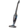 KLARSTEIN TurboHybrid - Aspirapolvere senza Fili, Scopa Elettrica a Batteria, senza Sacco, Portatile, Illuminazione LED, 2 Livelli di Aspirazione, Ugelli Inclusi, Antracite/Blu