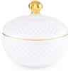 EMO Scatola Decorativa Con Candela 12 Cm Medina Bianca
