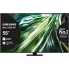 Samsung Smart TV 55'' QE55QN90DATXZT Neo QLED 4K Mini LED Titan Black 2024, Processore NQ4 AI GEN2, Tecnologia Quantum Matrix, Neo Slim Design, Dolby A