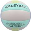 Generic Pallone da beach volley taglia 5, morbido al tatto, leggero, per bambini, adolescenti, adulti, resistente, per esterni, interni, per spiaggia, piscina, acqua e sabbia, perfetto per allenamento e tempo