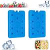 Toulifly 2 Pezzi Borsa Frigo, 200ml Ghiaccio per Borsa per Frigo, Sintetico Tavolette di Ghiaccio, Mini Mattonelle Refrigeranti, mattonelle Ghiaccio, per Il congelamento, Mantenere Gli alimen freschi