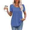 MOLERANI T-Shirt da Donna Top a Maniche Corte T-Shirt Morbida con Scollo Rotondo Top Estivi Casual e Allentati Fiori Arancio e Gialli M