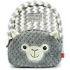 PERLETTI Zaino Peluche Lama Bambina Bambino 3 4 5 Anni - Zainetto Morbido Bimbo Bimba per Asilo Scuola e Viaggi - Cartella Scolastica Capiente con Tasca a Forma di Lama - 20x28x8 cm (Lama)