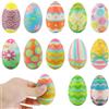 ACTOYS Uova di Pasqua, Uova Decorative Pasquali, Uova Antistress Pasquali, Palline Antistress, Pallina Antistress, Antistress Adulti, 12 PCS (12B)