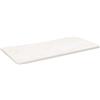 vidaXL Piano Scrivania Bianco 100x60x2,5 cm in Legno Massello di Pino