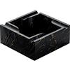 LOSTIS Posaceneri Moderni Posacenere in ceramica Portacenere da fumo da tavolo di grande capacità Posacenere for sigari Portacenere for fumatori for desktop da ufficio a casa Posacenere Carino (Color : Blac