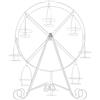 ifundom Elegante Supporto Per Torta A Forma Di Ruota Panoramica Versatile Per Matrimoni Fidanzamenti Compleanni E Feste.