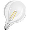 LEDVANCE Lampada LED intelligente con tecnologia WiFi, attacco E27, dimmerabile, bianco caldo (2700 K), sostituzione per 60W, SMART+ WiFi Globe Edison dimmerabile, confezione da 1