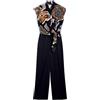 Desigual Jumpsuit_Paisley_Lacroix Jeans, Nero, L Donna