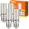 Tomosu Lampadine LED E27 Luce Naturale 4000K 1600LM, 16W Lampade LED E27 Equivalenti a 150W Lampada Alogena, AC 220-240V, Lampadina Mais E27 LED, Nessun Sfarfallio, Non Dimmerabile, 4 Pezzi
