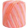 jiuzcare StarRiver Filato Cotone Rainbow Sfumato Per Uncinetto, Tessuti, Cappelli, Borse, Giocattoli Per Bambini [133M, 50#]