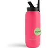 Vnurnrn Tucano Tropicale Uccellino Pappagallo Bottiglia Acqua Acciaio Inox, Isolato Borraccia Termica Senza BPA 600ML per Bevande Calde e Fredde per Bambini Sport Ciclismo Scuola