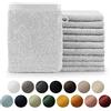 Blumtal Asciugamani Bagno, Asciugamani Super Assorbenti, 100% Cotone Certificato Oeko-Tex 100, 10 Guanti Spugna (15x21cm), Bianco