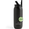 waterdrop MICRODRINK waterdrop® Borraccia con Cannuccia 600 ml, Borraccia Termica, Acciaio inox senza BPA, Borraccia Bambini, Palestra, Adulti, Bottiglia Termica per Bevande Calde e Fredde