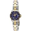 Invicta Pro Diver Orologio da Donna in acciaio inossidabile con movimento Quarzo - 24mm, Bicolore / Blu