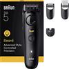 BRAUN Regolabarba BRAUN SERIES 5, 40 impostazioni di lunghezza a intervalli 0,5 mm, rifinitori precisione, batteria lunga durata