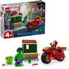 Lego Marvel 76287 - Iron Man con moto e The Hulk