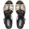Pikolinos Sandali a T in pelle con zeppa 9,5 cm