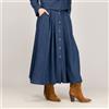 Palazzo Moda Gonna a mezza ruota in denim