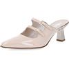 Soffice Sogno Sabot in pelle verniciata con tacco 5 cm