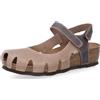 Sabatini Sandali in pelle con cinturini e zeppa in sughero 4,5cm