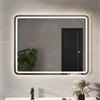DEGHI Specchio da bagno led 100x80 cm luce retroilluminata e frontale con antiappannante - Atens