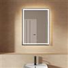 DEGHI Specchio da bagno led 60x80 cm con luce perimetrale retroilluminato e antiappannante - Tody