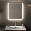 DEGHI Specchio da bagno led 70x80 cm con luce perimetrale e retroilluminato - Drust