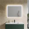 DEGHI Specchio da bagno led 100x80 cm con luce perimetrale e retroilluminato - Dinamor