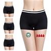 NoBlood Pacco da 3 - Mutande Assorbenti Mestruali per Ciclo Abbondante | 12 Anni / 4XL | Lavabili | Cotone | Ecologica | Slip per Ciclo Mestruale |Donna Intimo Protettive | Ragazza (Neo-Pack, Nero, L)