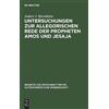 Anders J Bjornd Untersuchungen zur allegorischen Rede der Pro (Copertina rigida)