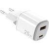 Celly UPTC1USB1USBC25 Pezzo Caricatore Comunicazione mobile bianco grigio