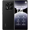 Xiaomi Smartphone Xiaomi Redmi Note 14 Pro, 8+256GB, fotocamera AI da 200MP, batteria da 5500mAh, fotocamera selfie da 32MP, funzionalità AI (caricabatterie non incluso), Nero