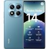 Xiaomi Smartphone Xiaomi Redmi Note 14 Pro, 8+256GB, fotocamera AI di livello professionale da 200MP, batteria da 5500mAh, fotocamera selfie da 32MP, funzionalità AI (caricabatterie non incluso), Blu