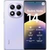 Xiaomi Smartphone Xiaomi Redmi Note 14 Pro, 8+256GB, fotocamera AI di livello professionale da 200MP, batteria da 5500mAh, fotocamera selfie da 32MP, funzionalità AI (caricabatterie non incluso), Viola
